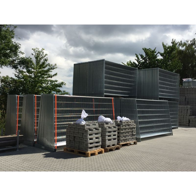 Byggstaket 3,5 m galvaniserad stål