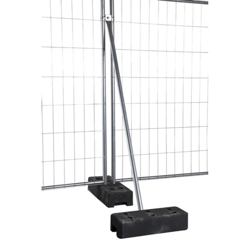 Stödben till byggstaket