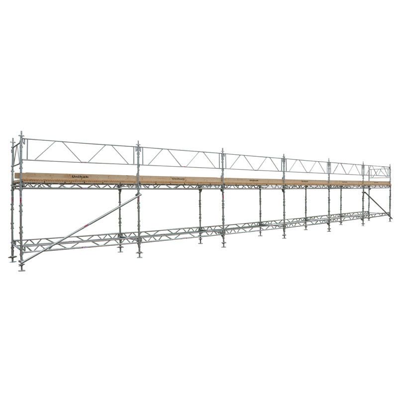 Byggställning Ställningspaket 18x4 meter 195 Trall - Unihak