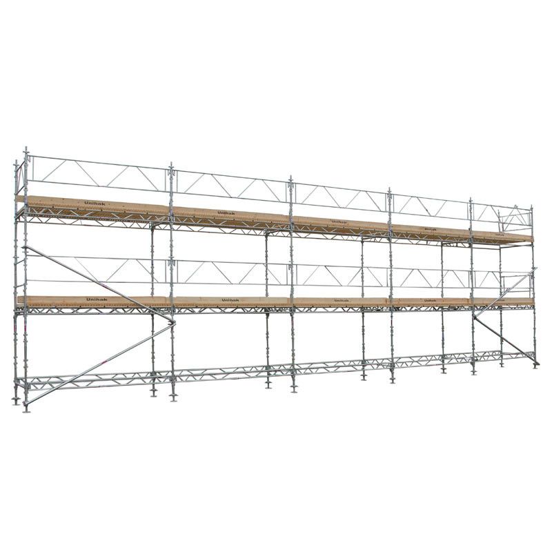 Byggställning Ställningspaket 15x6 meter 2 bomlag 195 Trall - Unihak