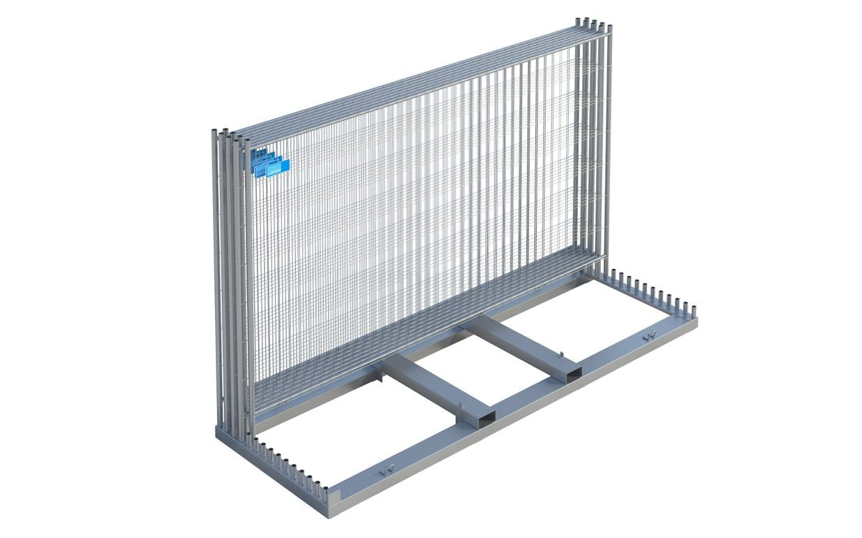 Byggstaket paket Round Top 105 meter komplett