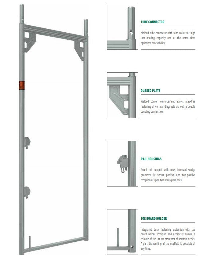 MJ Ram 0,73 x 1,00 meter aluminium