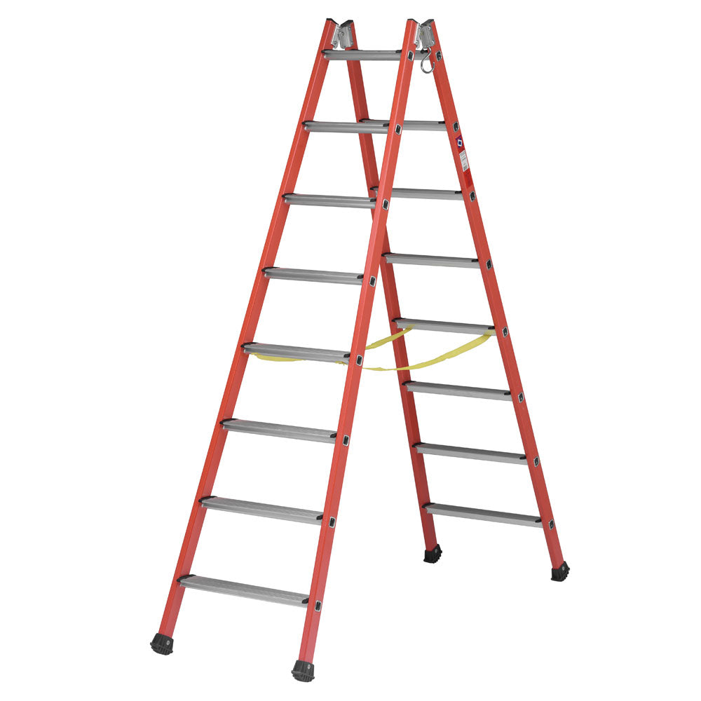 Trappstege dubbel glasfib 4-st