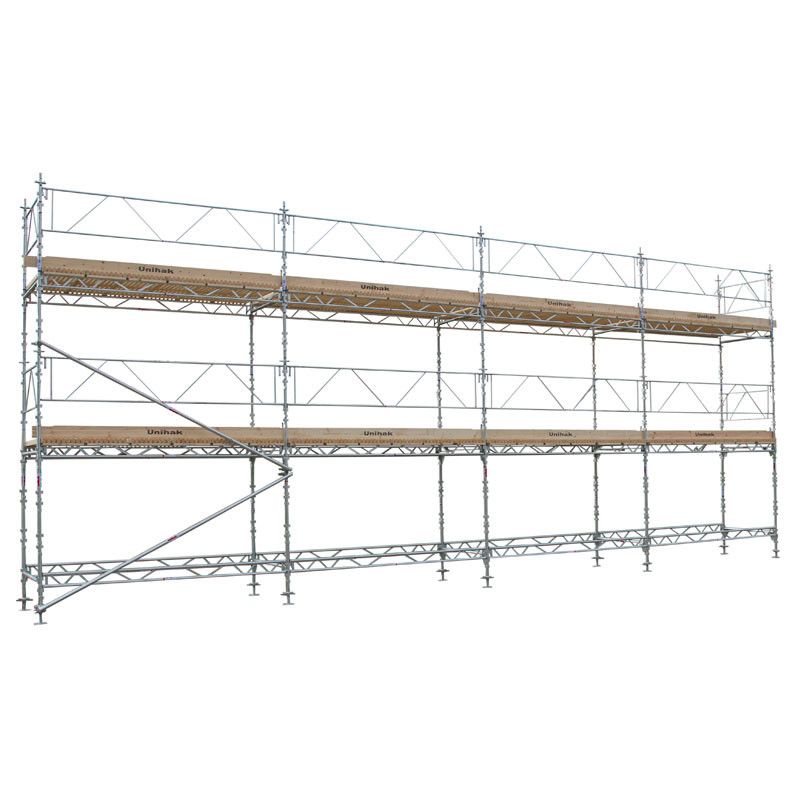 Byggställning Ställningspaket 12x6 meter 140Trall 2 bomlag - Unihak