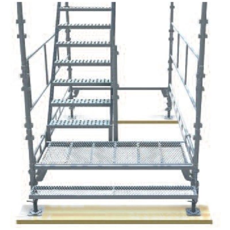 Symetriskt trapptorn komplett 4 Meter Stål - Unihak