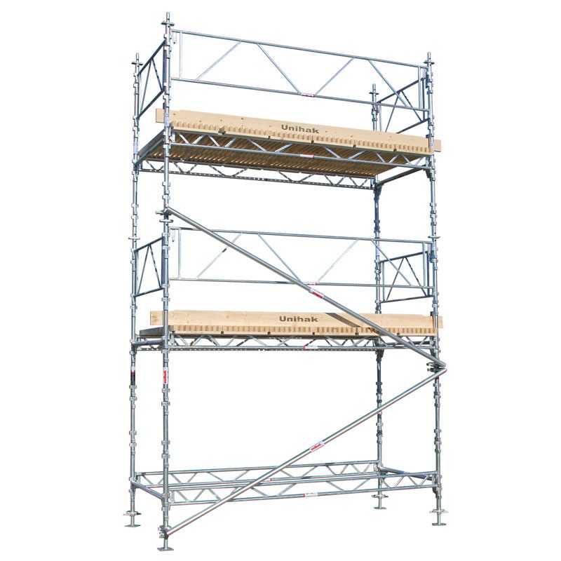 Byggställning Ställningspaket 6x3 meter 2 bomlag 195 Trall - Unihak