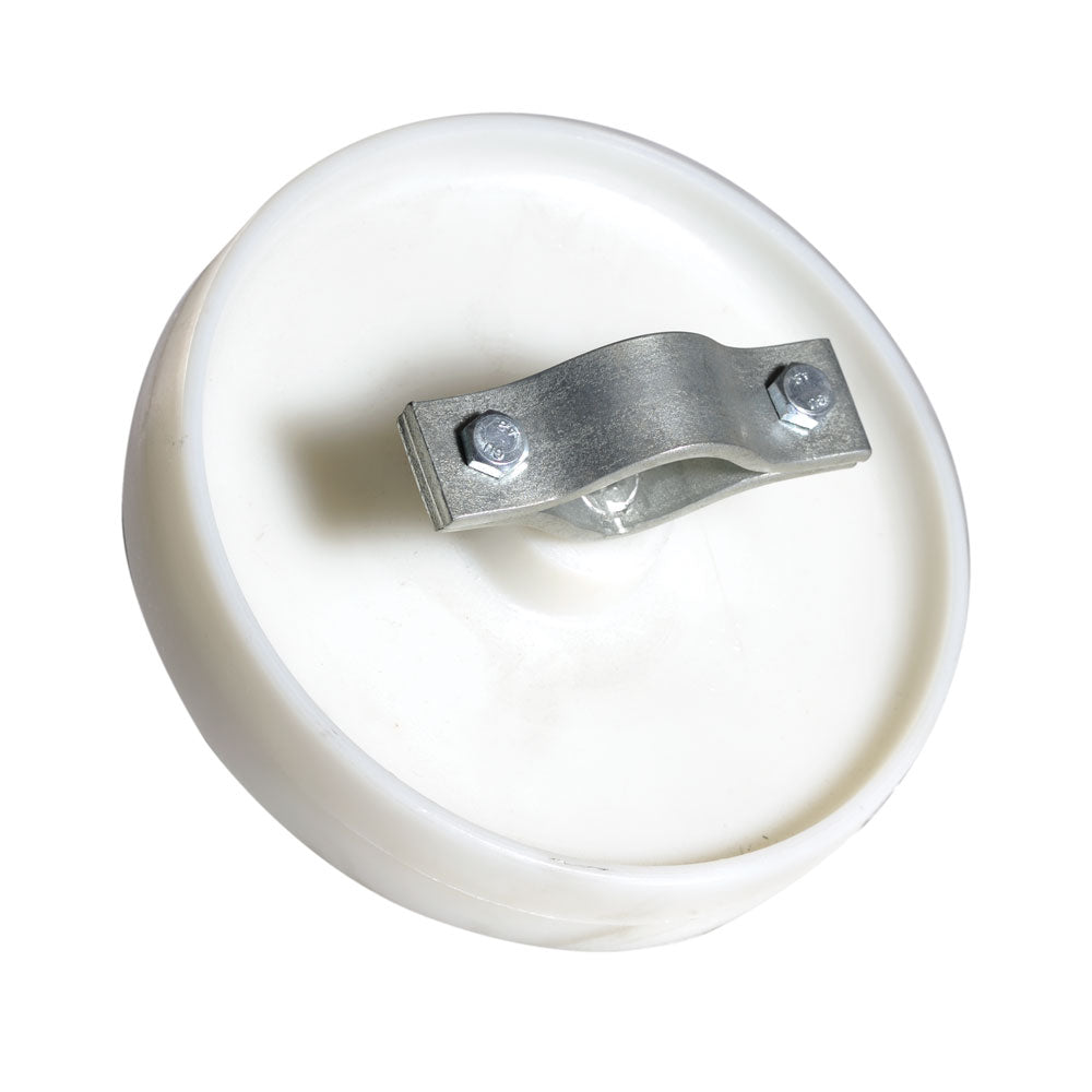 Hjul för montering på byggstaket