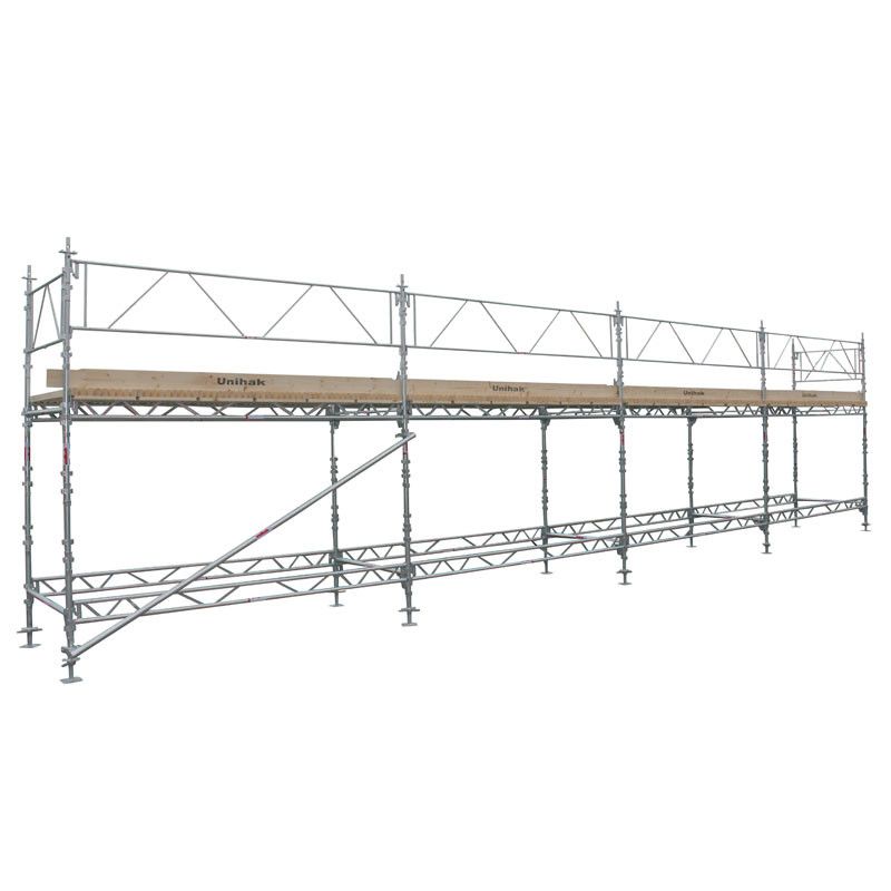 Byggställning Ställningspaket 12x4 meter 195 Trall - Unihak