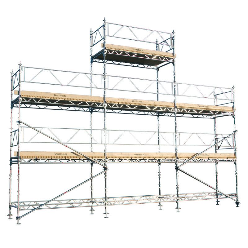 Byggställning Ställningspaket Gavel 8/6x9 meter 140 Trall - Unihak
