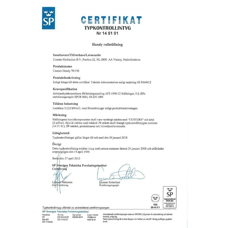 Förankringsrör Aluminium 80 cm - Unihak Byggställning