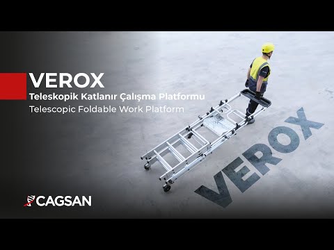 Mobil plattform - VEROX VX5-7 - Plattformshöjd 1,31-1,83 m