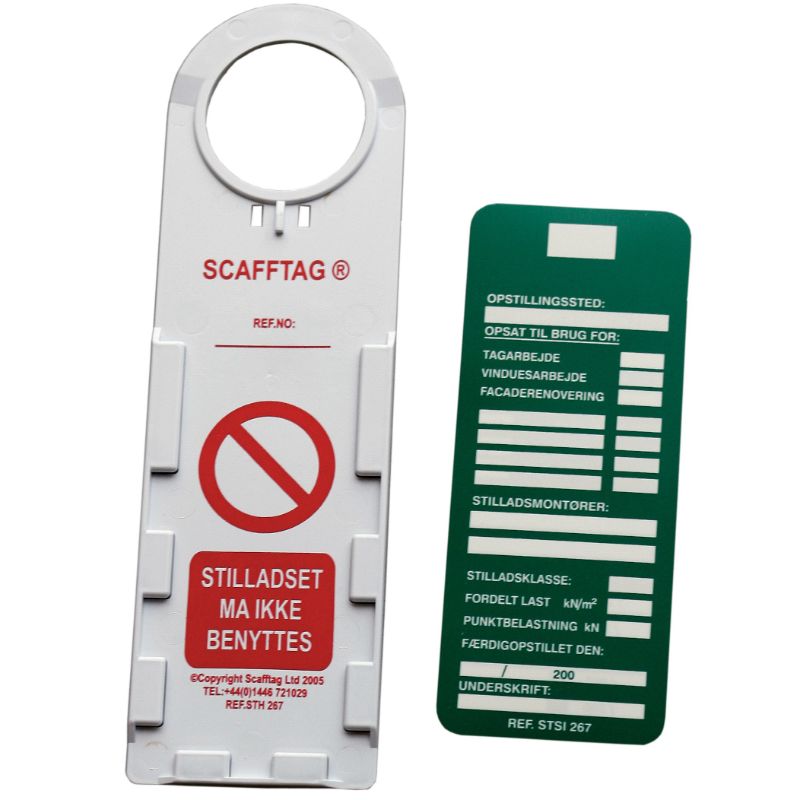 Ställningsskylt / Grönskylt - Unihak Byggställning