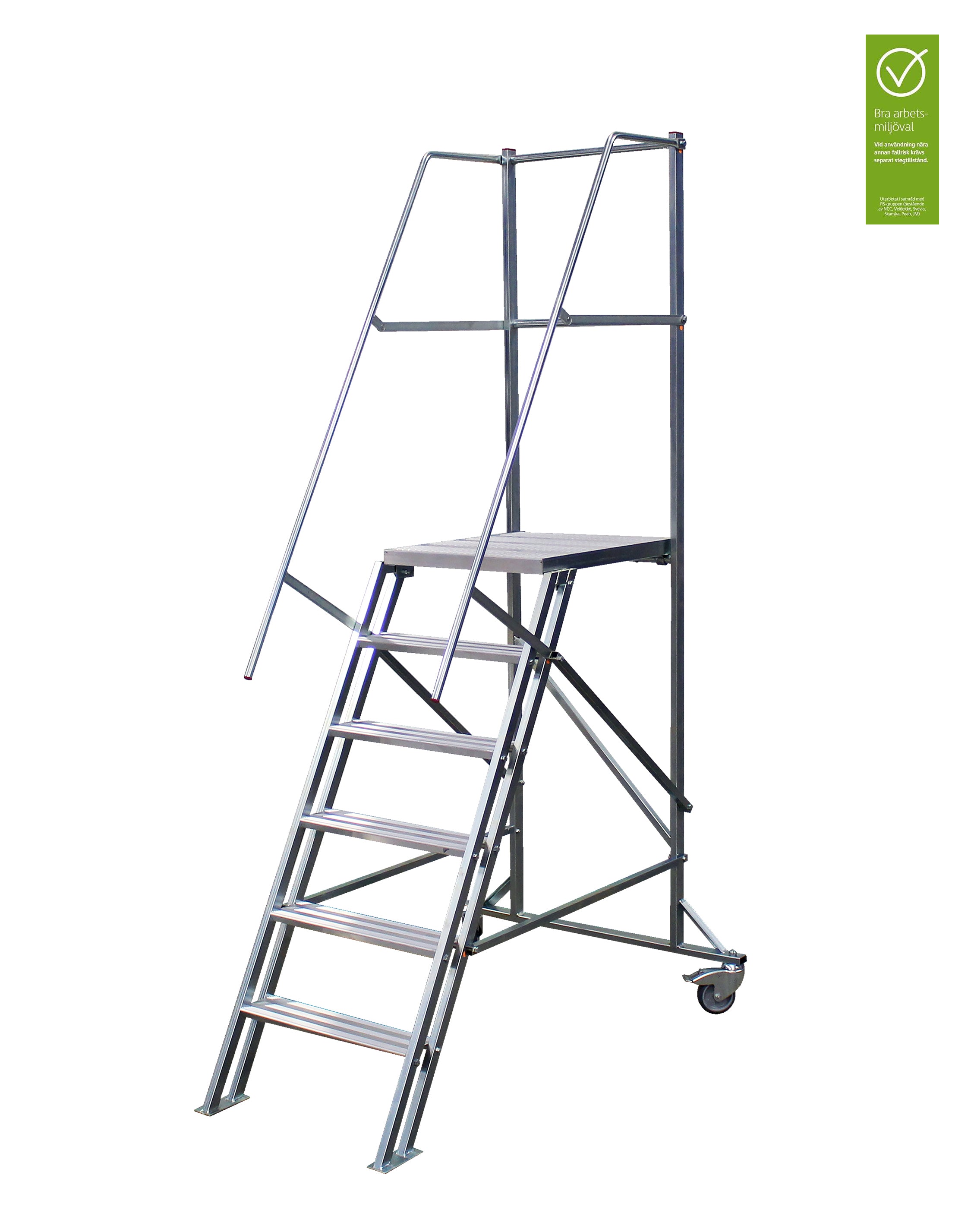 Trappa Skyddsr 120 cm Hjulbalk